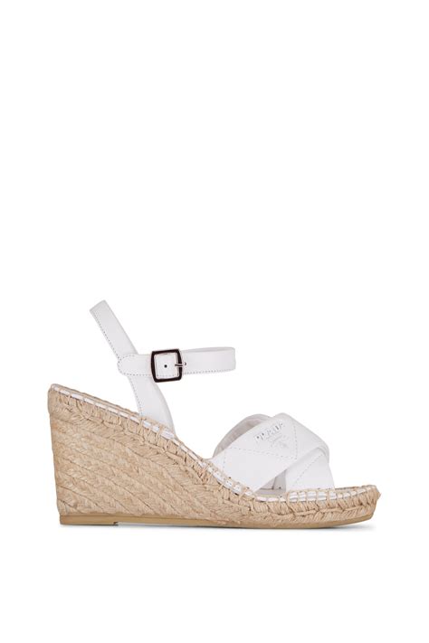 sandalo prada bianco|prada ladies sandals.